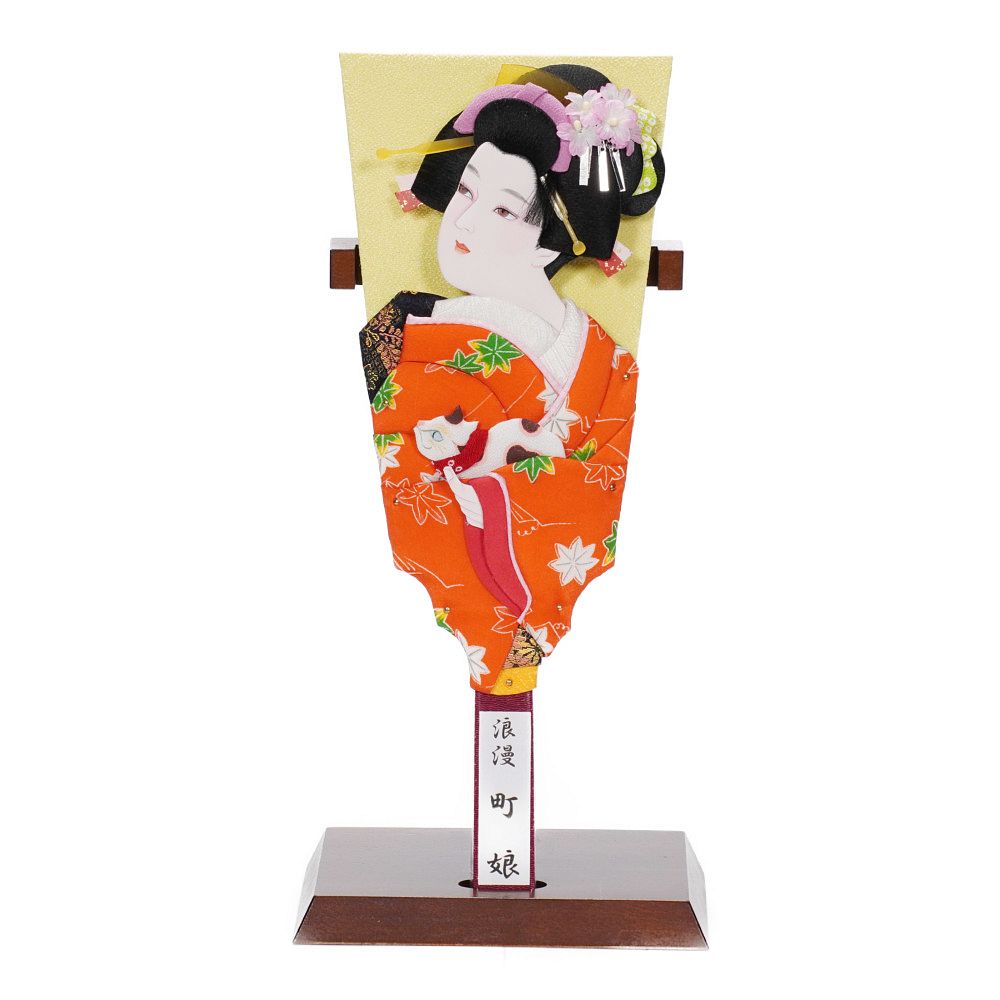【羽子板】10号 浪漫娘 町娘〈むさしや豊山作〉[242-009]