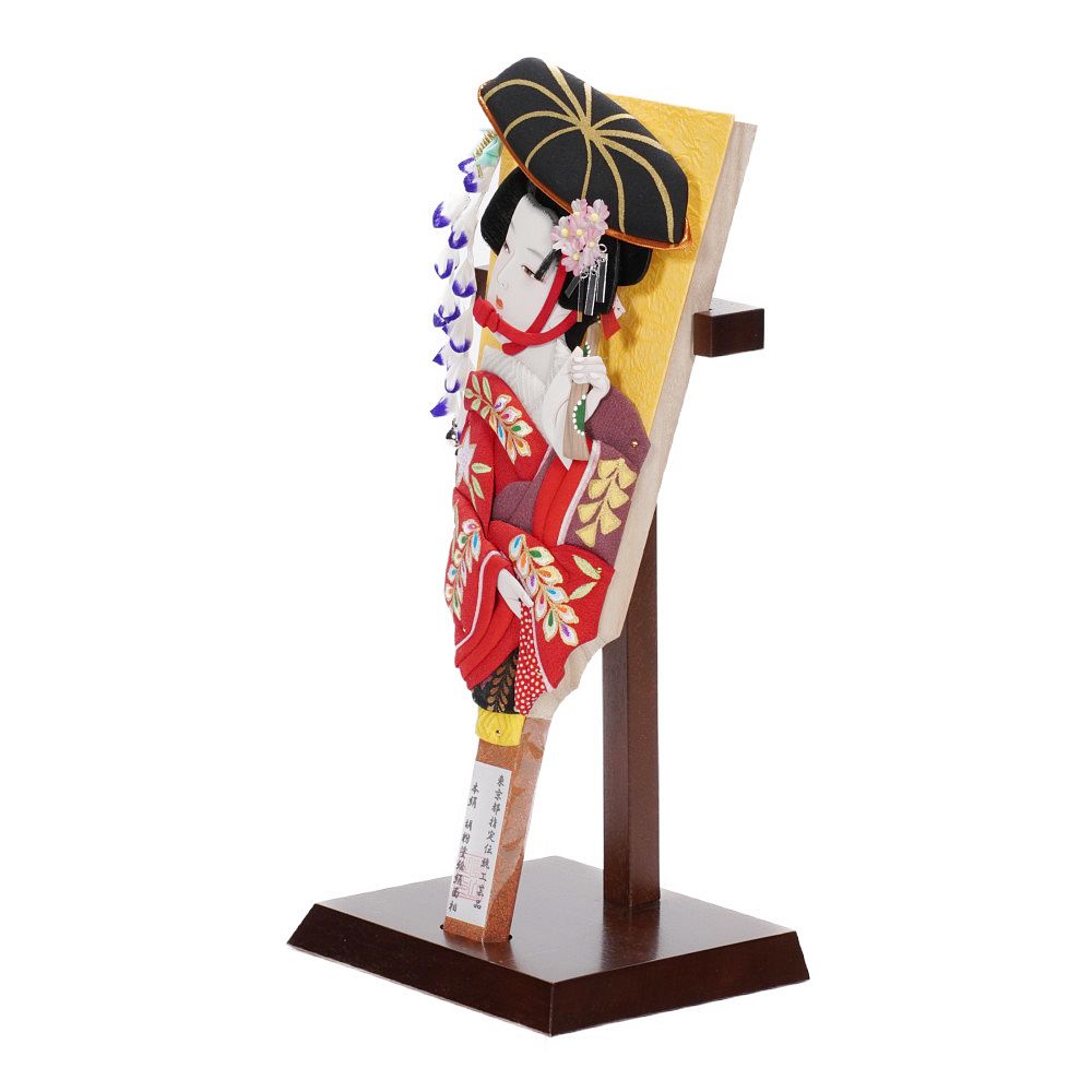 【羽子板】10号 藤娘 極上本絹〈むさしや豊山作〉[242-010]