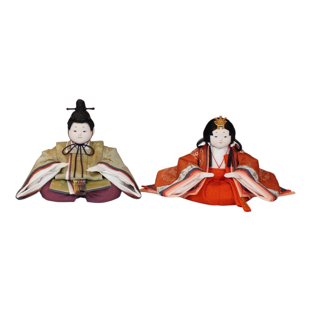 【雛人形】「山桜桃」  親王飾り〈幸一光作〉[243-213]