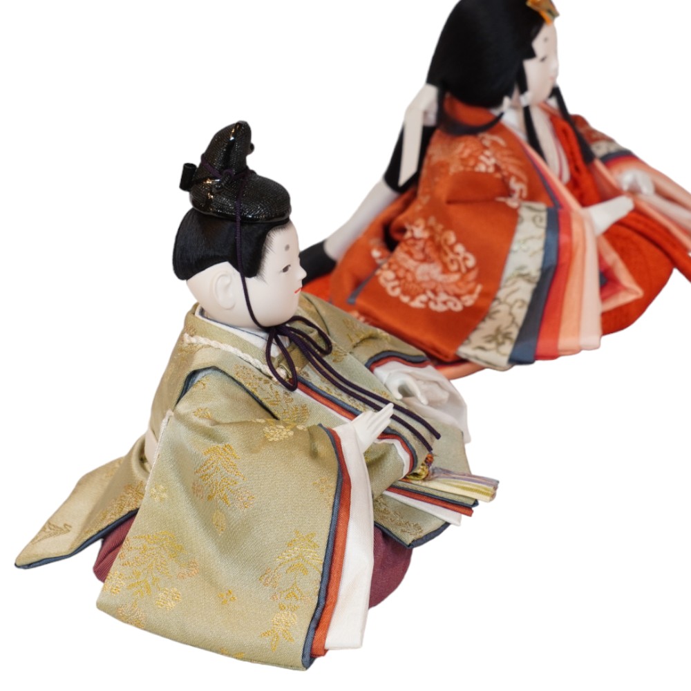 【雛人形】「山桜桃」  親王飾り〈幸一光作〉[243-213]