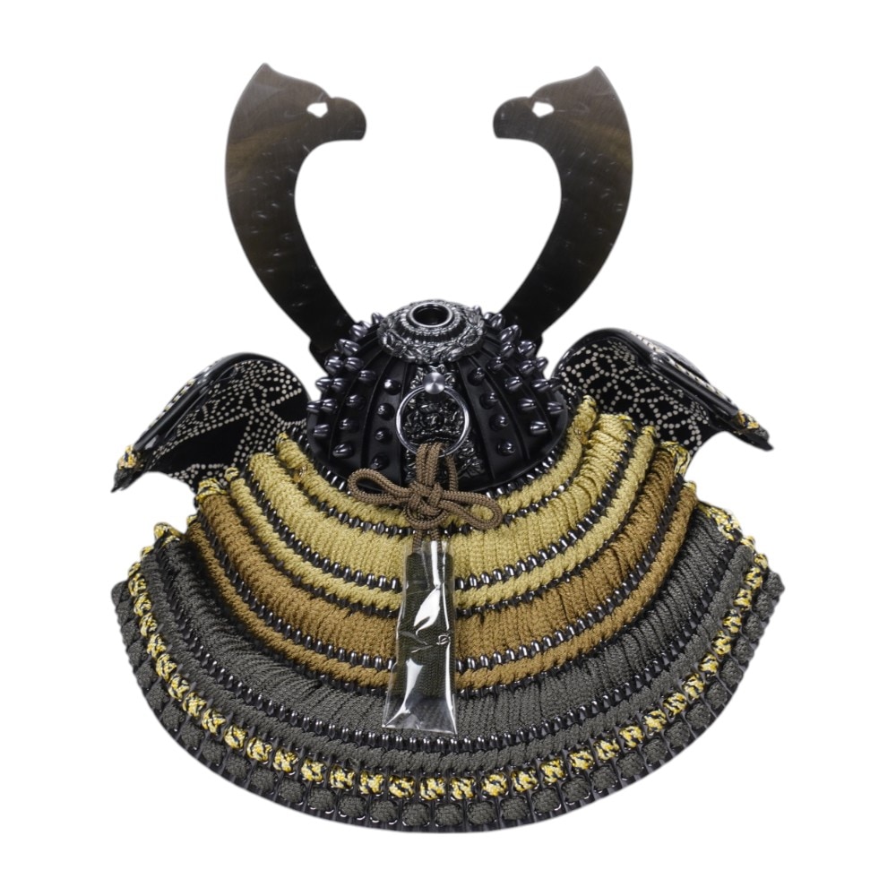 五月人形】5号 皇柳 灰緑段威 兜飾り〈一龍作〉 ｜雛人形・五月人形の