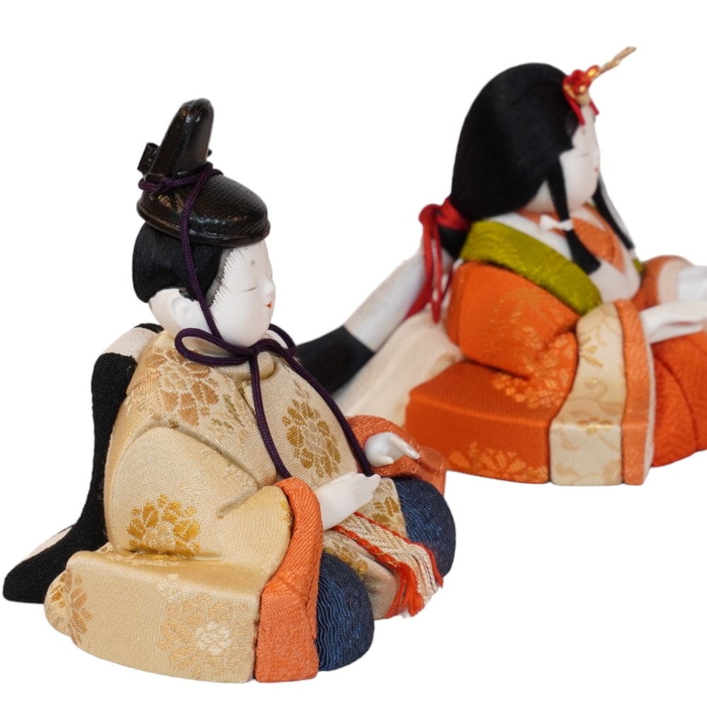 木目込み雛人形】「はる」 五人揃い二段飾り | 幸一光作 ｜雛人形・五