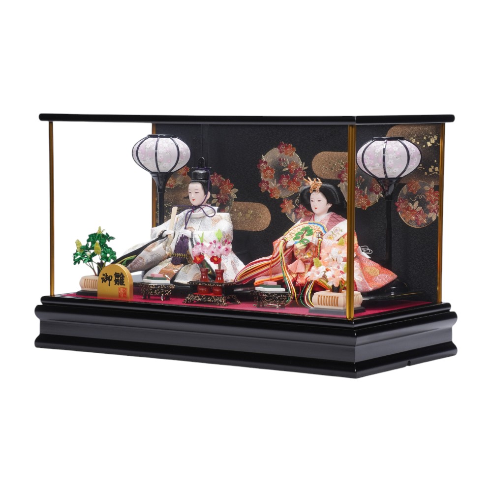 雛人形　ガラスケース 雛人形ガラスケース(55cm×28cm×37cm) – 節句人形の通販サイトは大野屋