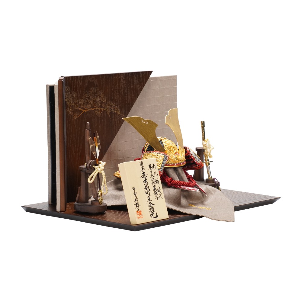【五月人形】五分之一 竹雀 国宝模写 兜飾り | 雄山作