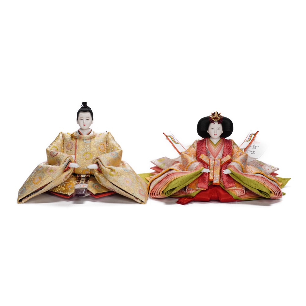 【雛人形】京十番 高雄 宝相華文様 親王飾り | 小出松寿作