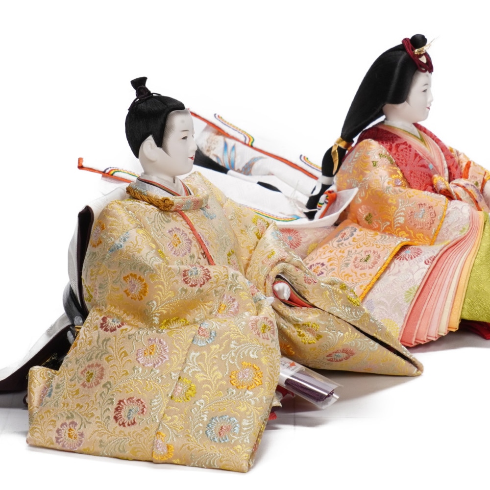 【雛人形】京十番 高雄 宝相華文様 親王飾り | 小出松寿作