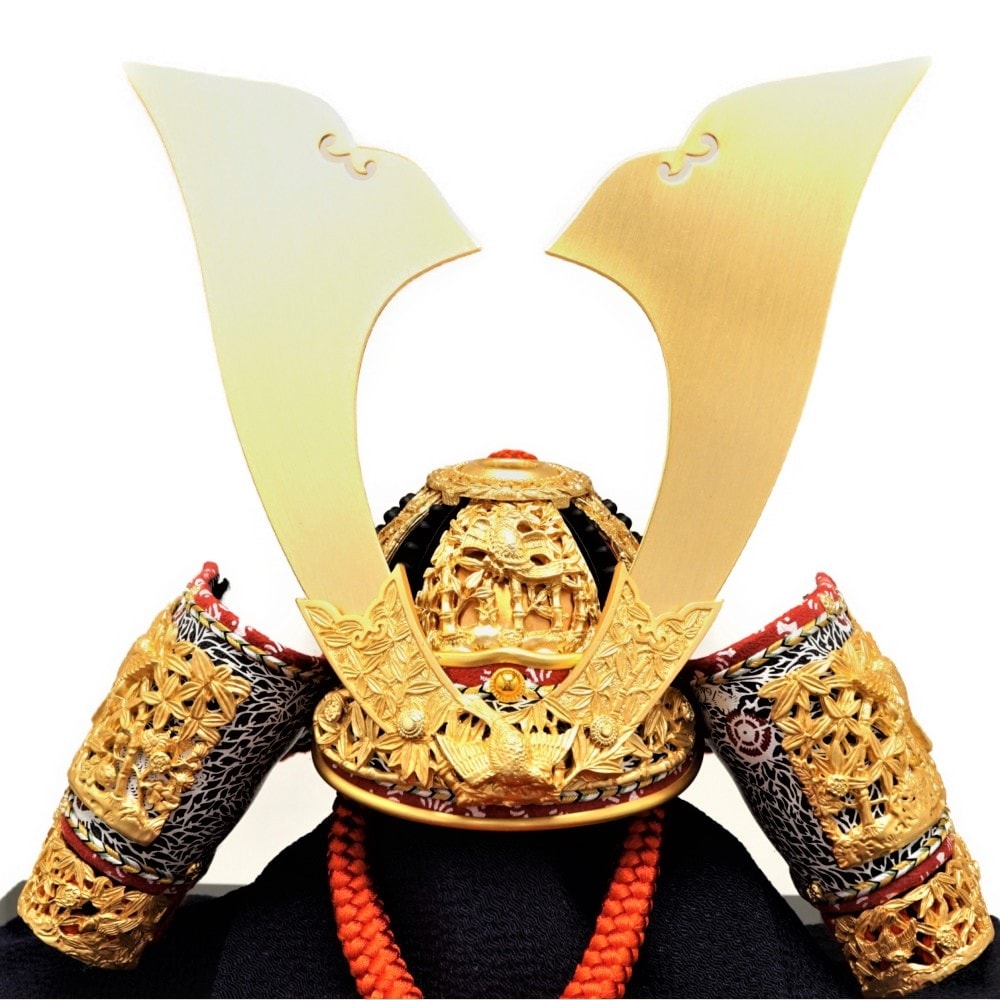 【五月人形】10号 竹雀 国宝模写 兜収納飾り〈雄山作〉[215-104]