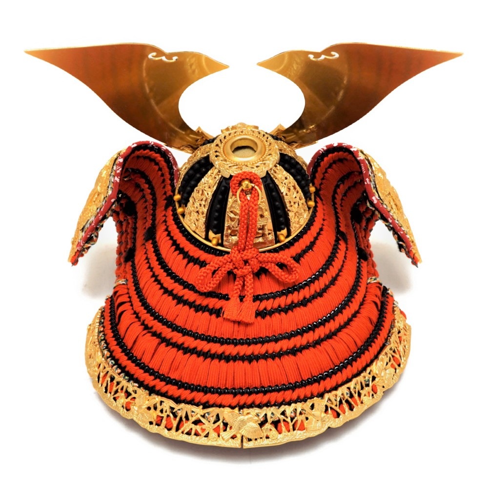 【五月人形】10号 竹雀 国宝模写 兜収納飾り〈雄山作〉[215-104]