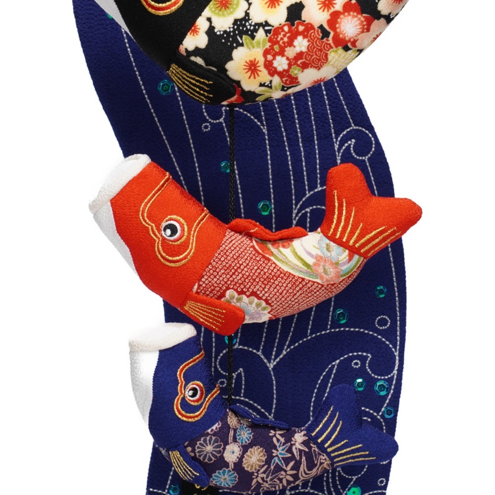 【つるし飾り】室内鯉 鯉の滝のぼり(小) 5-S30N 〈男の子〉[225T-092]