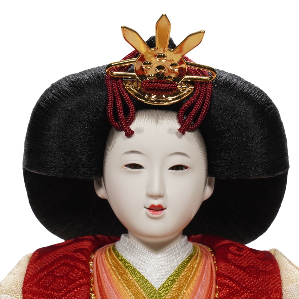 【雛人形】京十一番 平安 円華壱年文様 親王揃い収納飾り | 小出松寿作