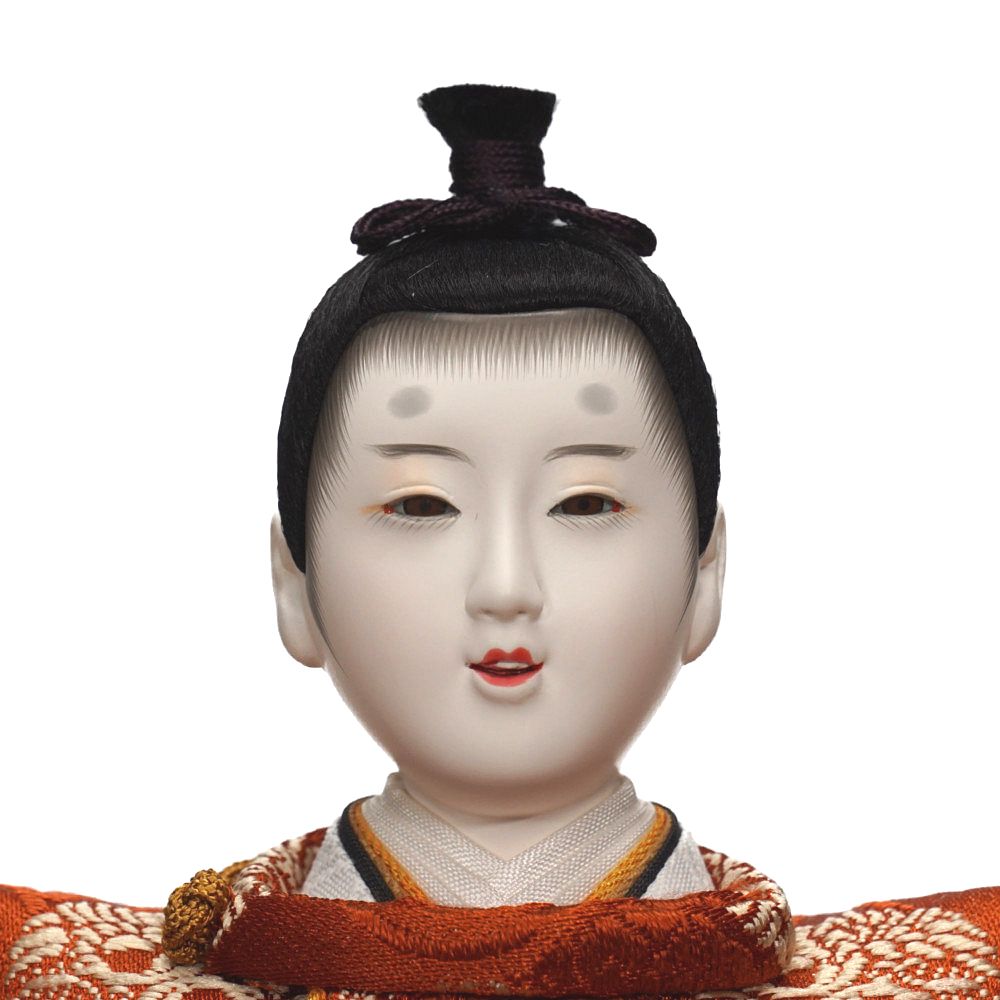 【雛人形】京十一番 平安 雲立涌向鶴文様 親王揃い収納飾り | 小出松寿作