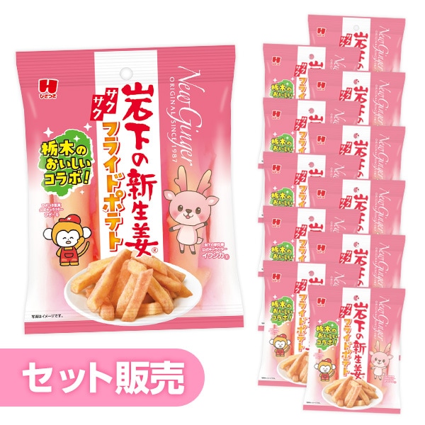 12袋セット】岩下の新生姜フライドポテト | 岩下の新生姜,加工食品