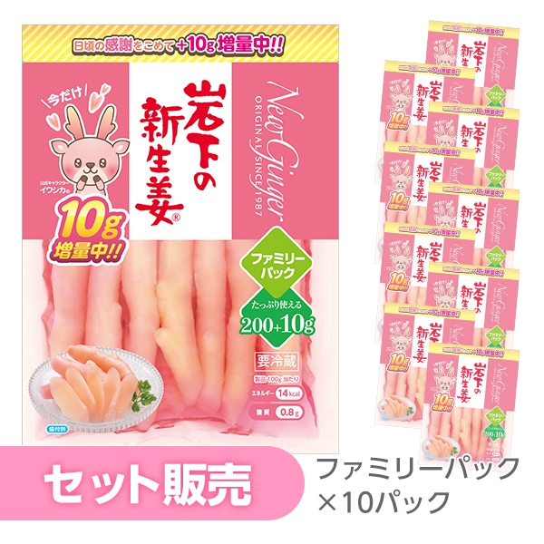 お得な10個セット】岩下の新生姜ファミリーパック | 岩下の新生姜,岩下
