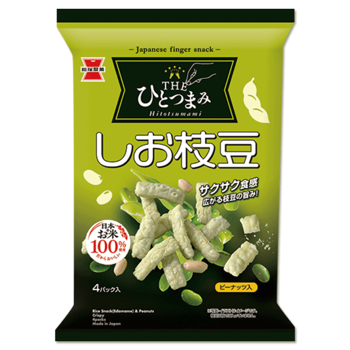 岩塚製菓 THEひとつまみ しお枝豆 70g×12袋 | 岩塚製菓商品,THE
