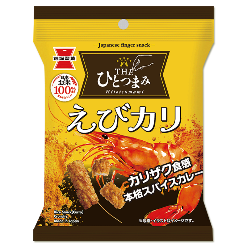 岩塚製菓 THEひとつまみ えびカリ 30g×10袋 | 岩塚製菓商品,THE