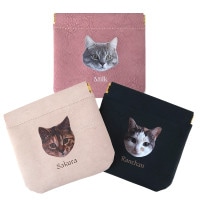 【オーダーメイド（名前入り）】　スリムミニポーチ　　アイボリー  ネイビー　ピンク