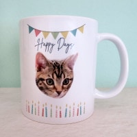 【オーダーメイド（名前入り）】　マグカップ（350ml）　　Happy Days タイプ