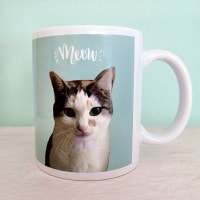 【オーダーメイド（名前入り）】　マグカップ（350ml）　　半身タイプ