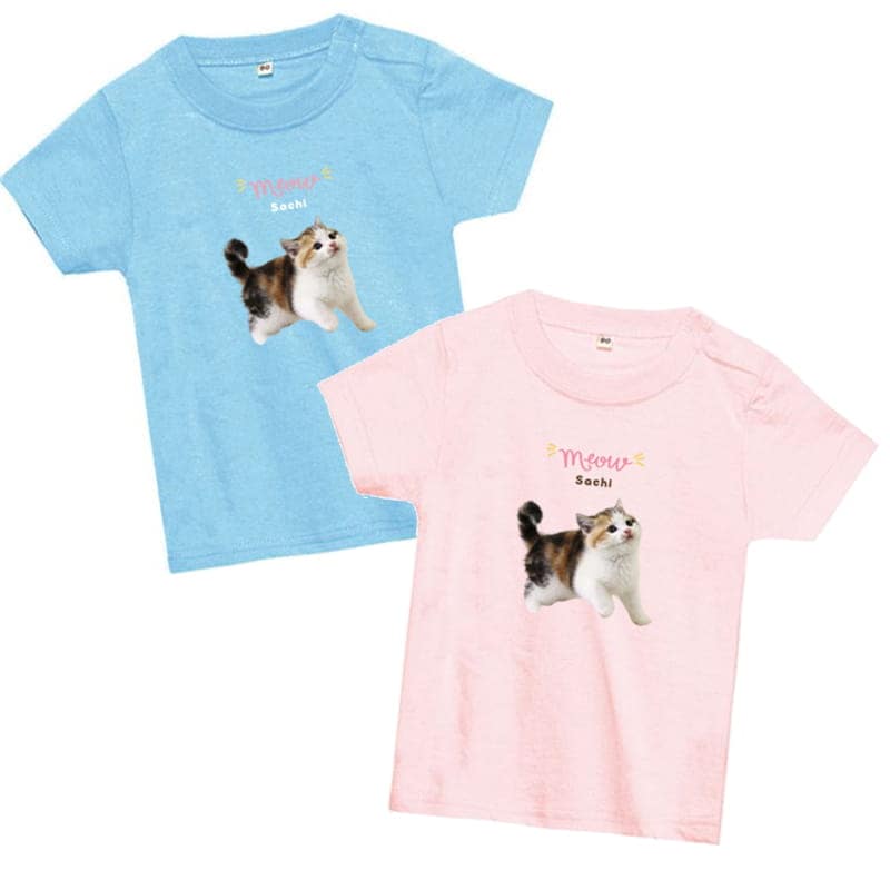 【オーダーメイド（名前入り）】　ベビーTシャツ　（サイズ80・90）