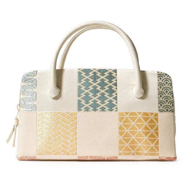 葵バッグ「市松変わり文」