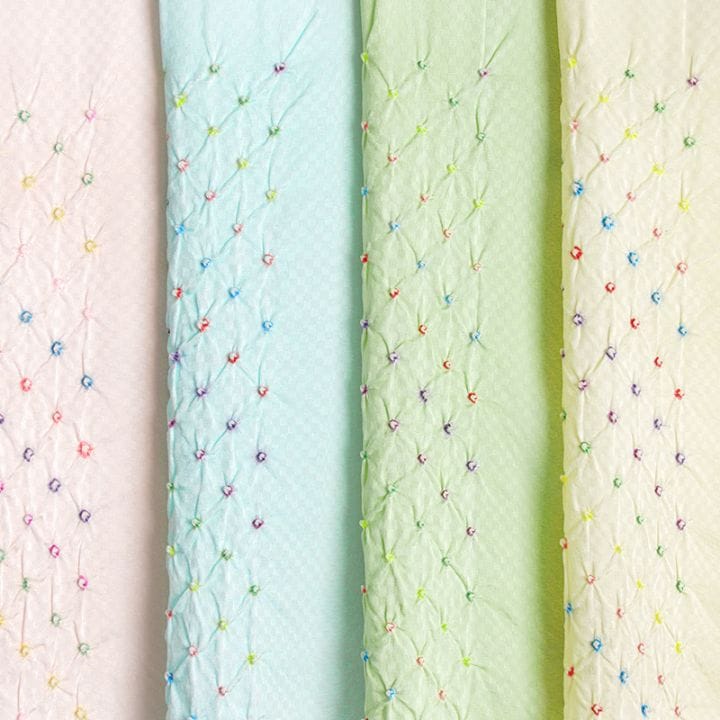 帯揚げ 七色四ツ巻