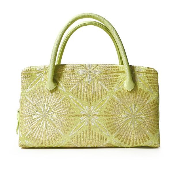 葵バッグ「佐賀錦梅七宝」｜和装バッグ 着物用ハンドバッグ