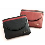 ゴートスキン 本革ストライプ半札ポケット