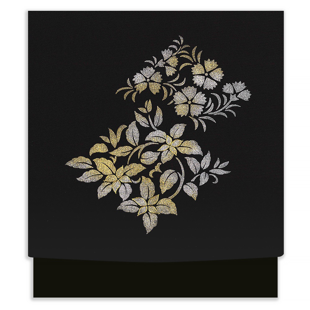 新塩瀬帯「花菱重ね」｜洗える帯 名古屋帯