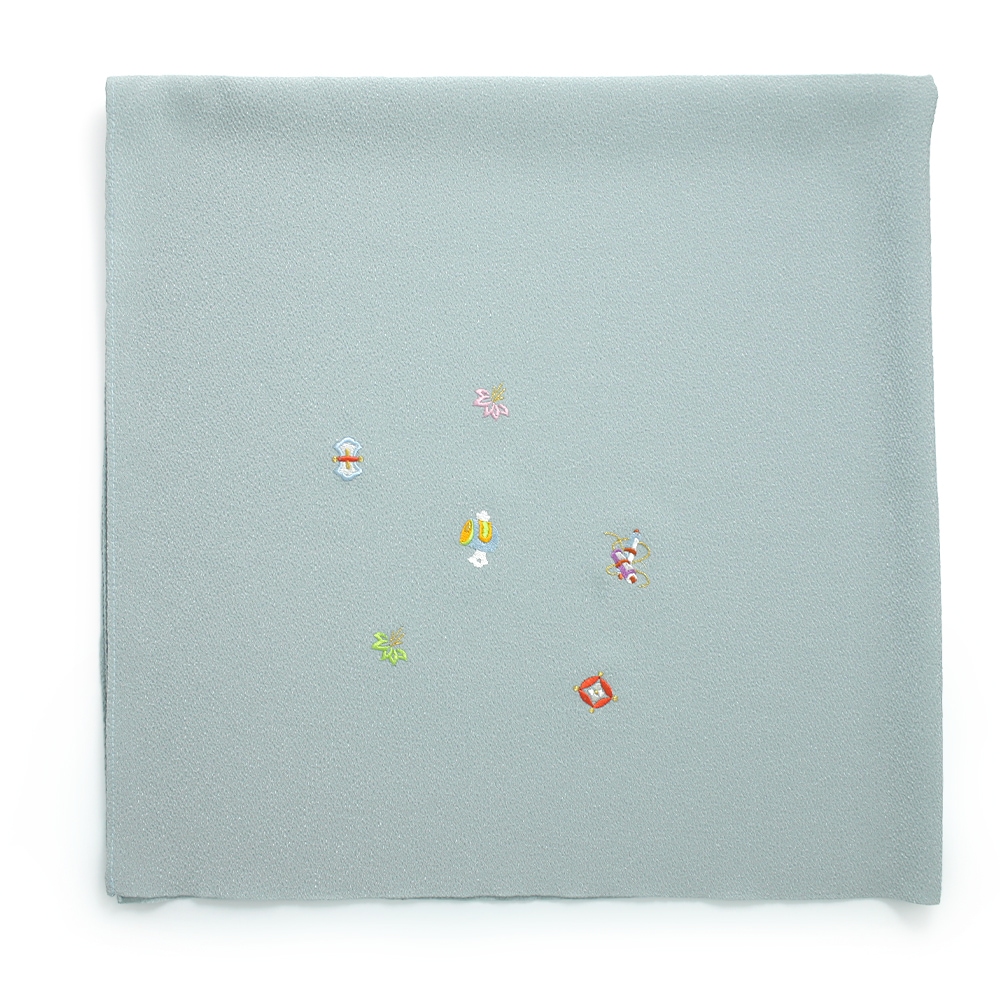 ちりめん刺繍風呂敷「宝尽くし」｜ちりめん小物 井澤屋
