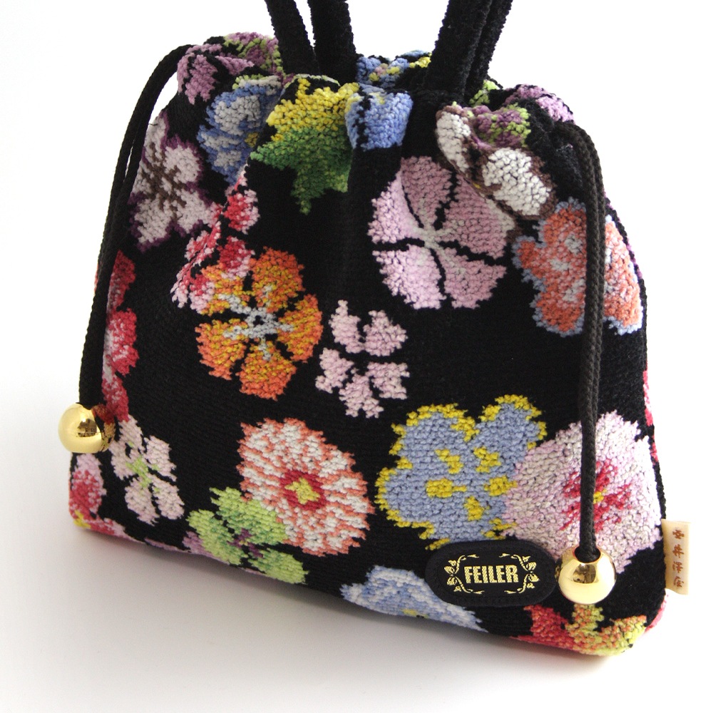 フェイラー ミフィ 巾着バッグ FEILER×井澤屋 巾着バッグ