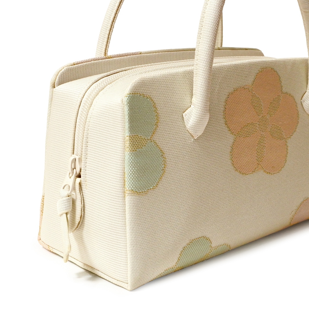 夏の葵バッグ「名物撫子花文」｜和装バッグ 着物用バッグ