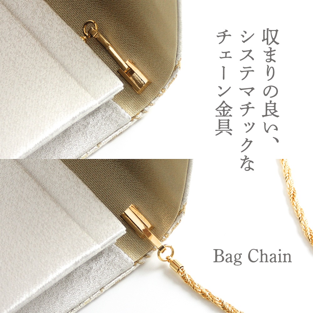 パーティーバッグ2wayクラッチ「連珠ギリシャ唐草文」｜フォーマル