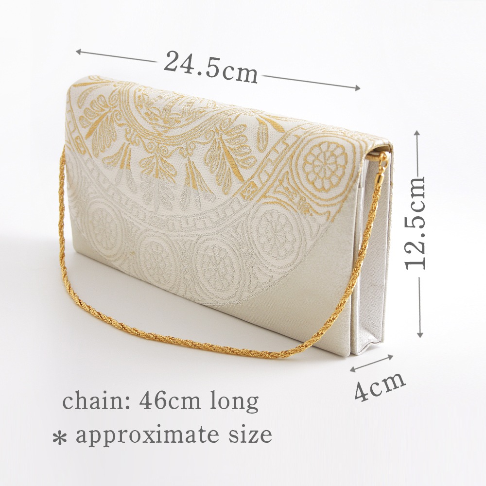 パーティーバッグ2wayクラッチ「連珠ギリシャ唐草文」｜フォーマル