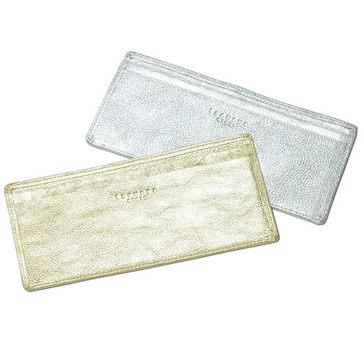 ゴールドレザー・シルバーレザー 本革単札入れ｜本革財布 井澤屋