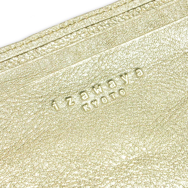 ゴールドレザー・シルバーレザー 本革単札入れ｜本革財布 井澤屋