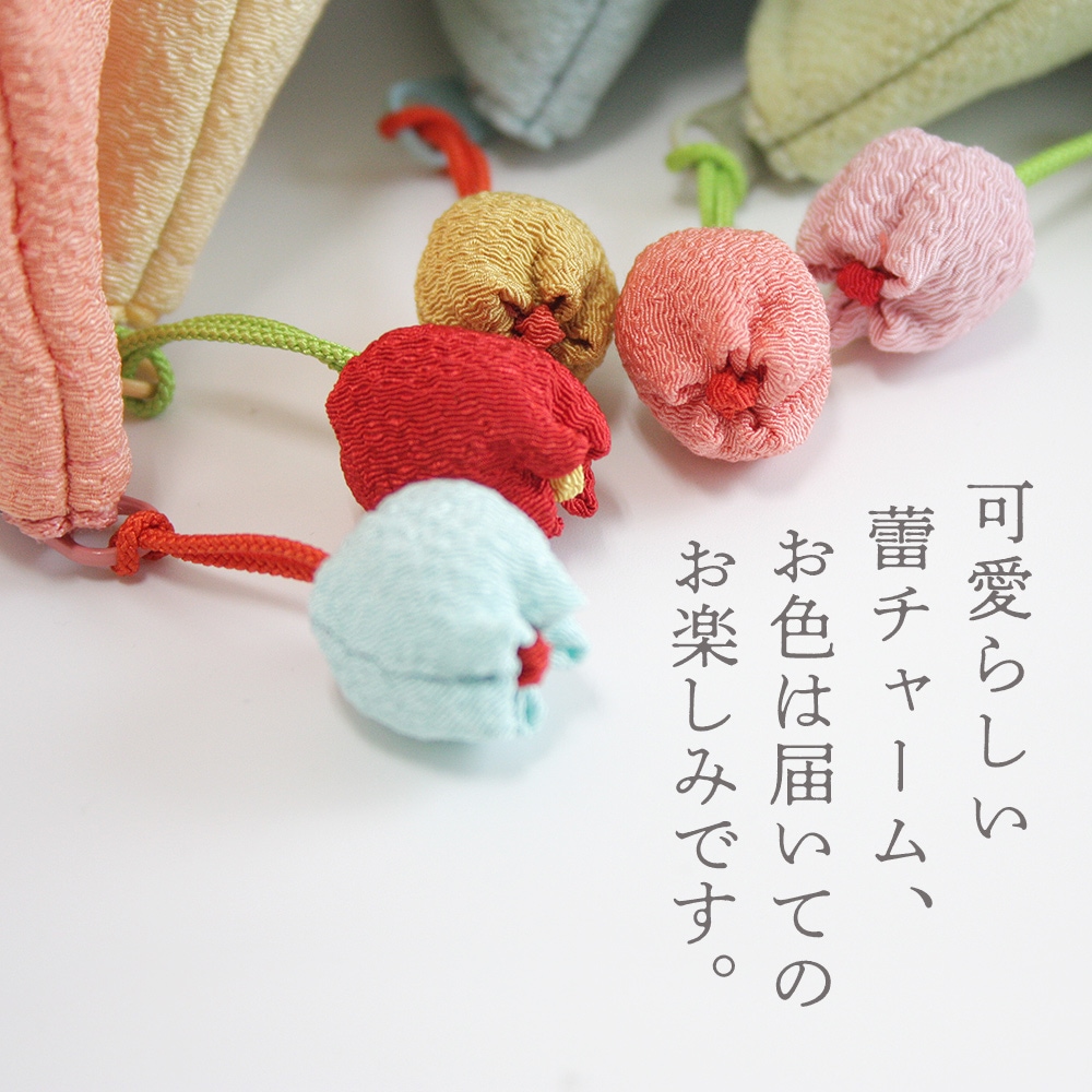 ちりめん刺繍マチ付きポーチ「雲錦鈴」｜ちりめん小物 井澤屋