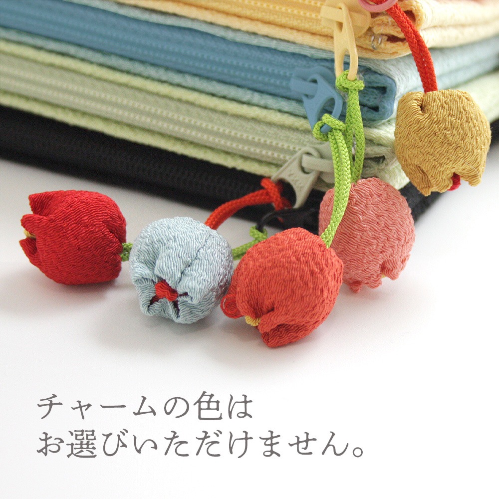 ちりめん刺繍ミニポーチ「雲錦鈴」｜ちりめん小物 井澤屋