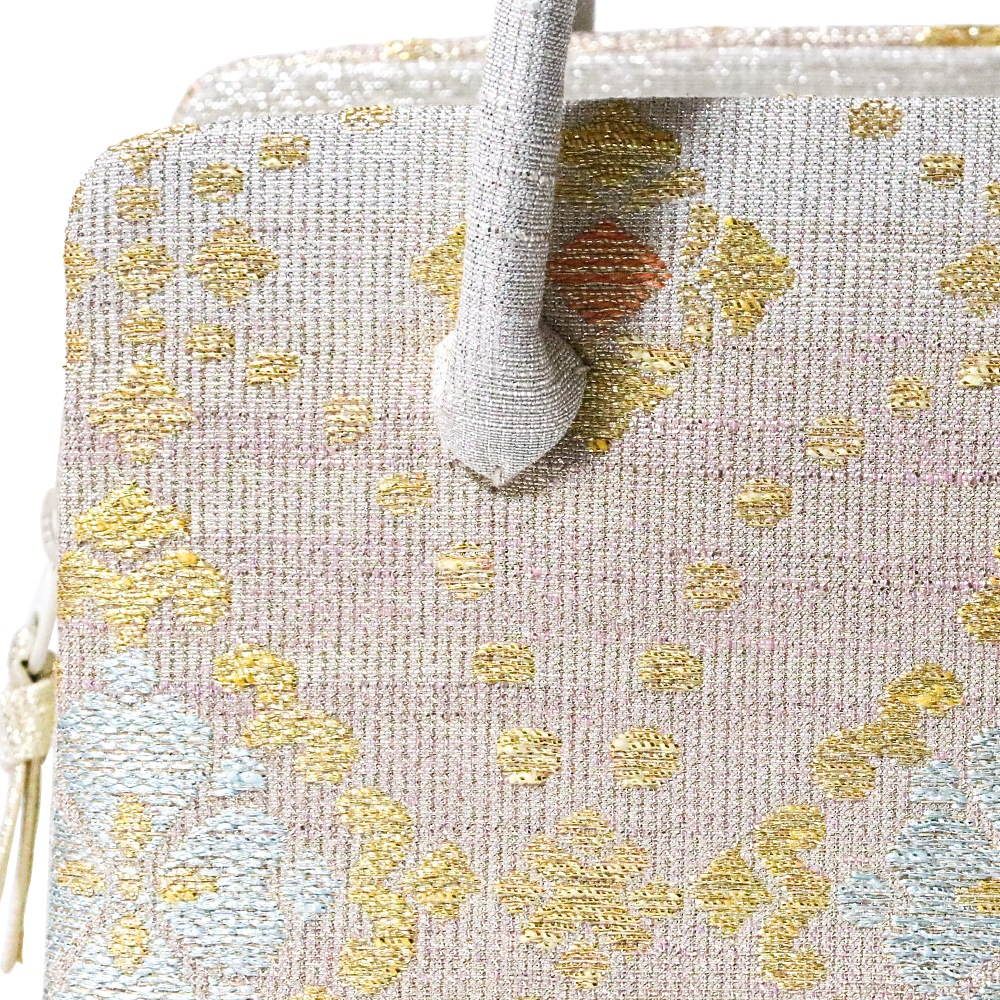 葵バッグ「葡萄唐草」｜和装バッグ 着物用バッグ