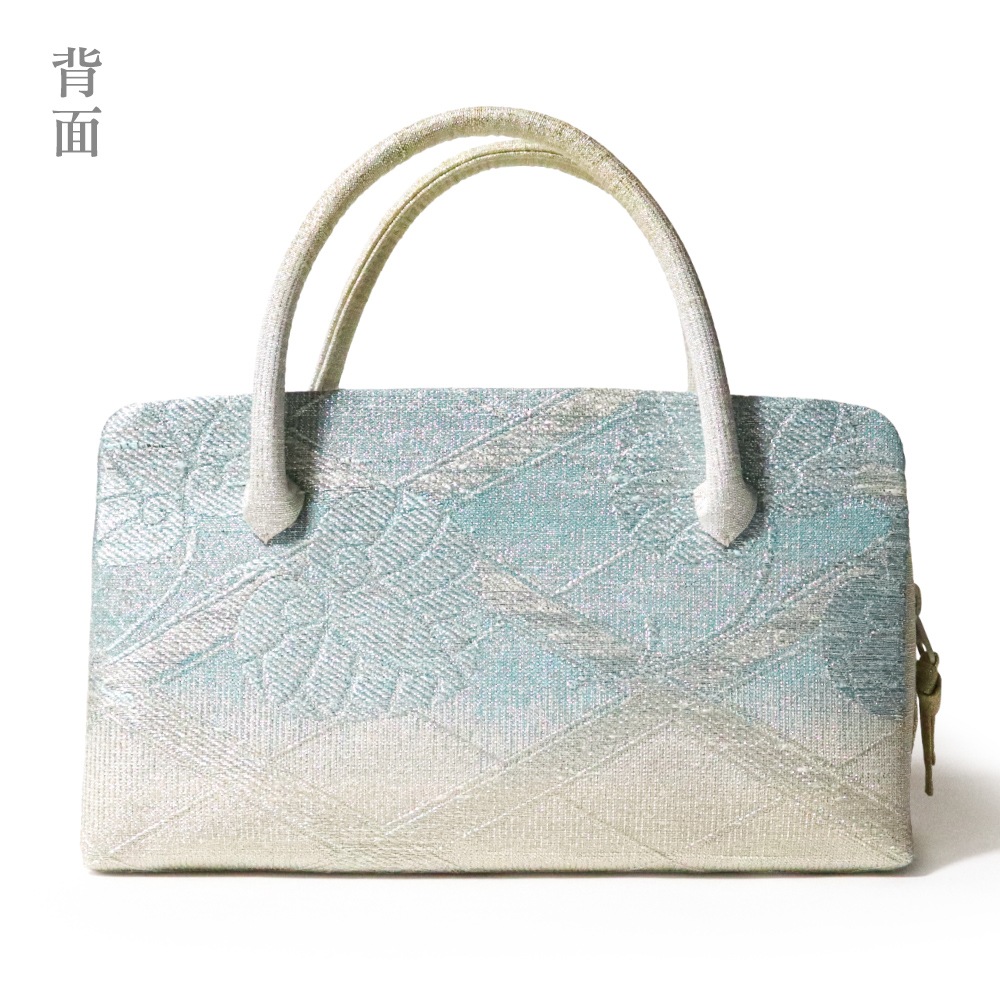 葵バッグ「ねん金綴錦 双葉葵武田菱」｜和装バッグ 着物用バッグ