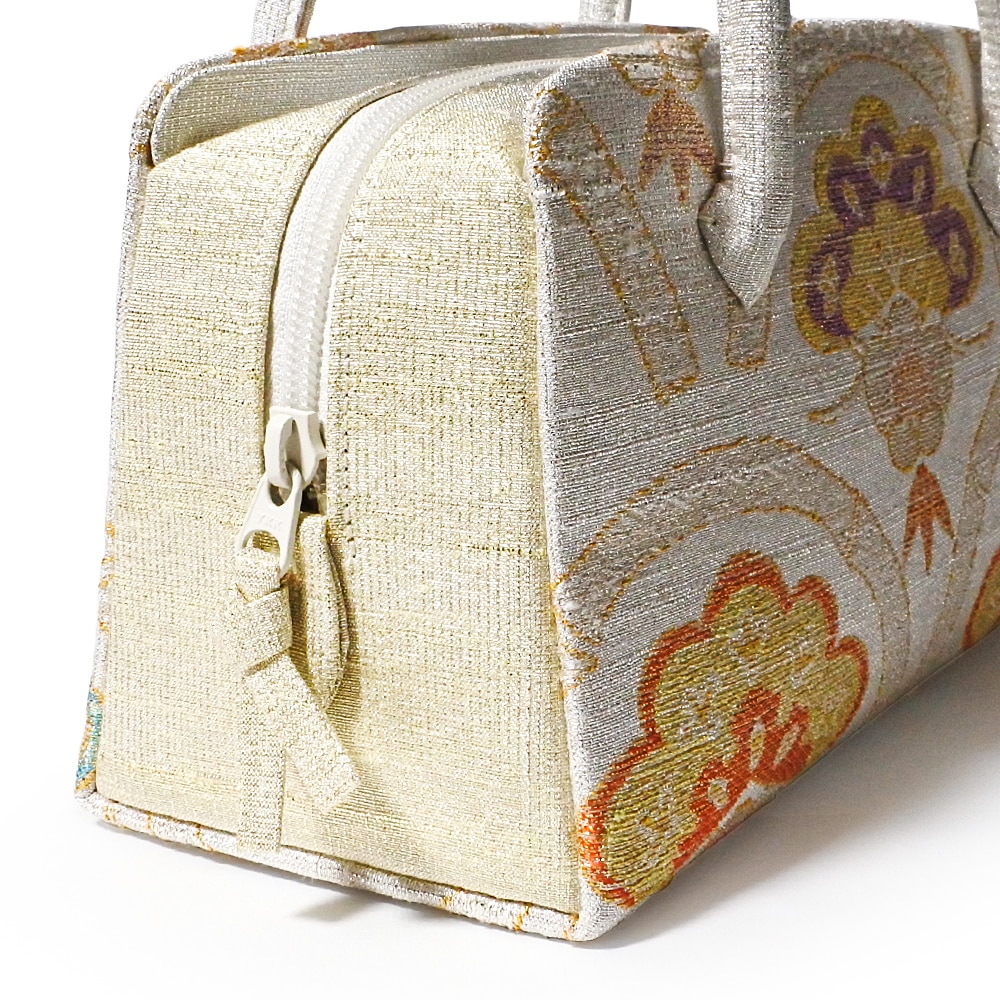 葵バッグ「ねん金綴 青海松笠文」｜和装バッグ 着物用バッグ