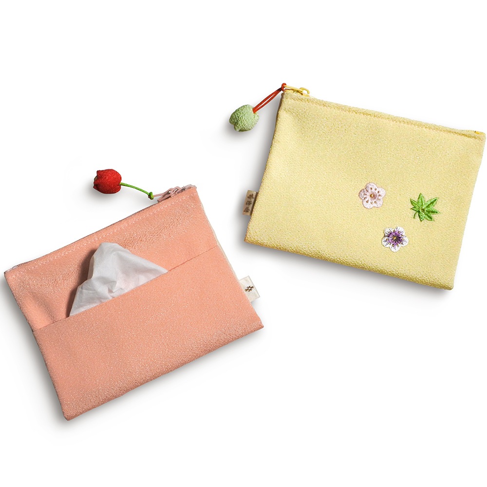 【リネン刺繍　nonpii様オーダー専用ページ】マルチクロス　ボートポーチ コットンリネン刺繍ポーチ フクロウ（ポーチ） | 212 KITCHEN