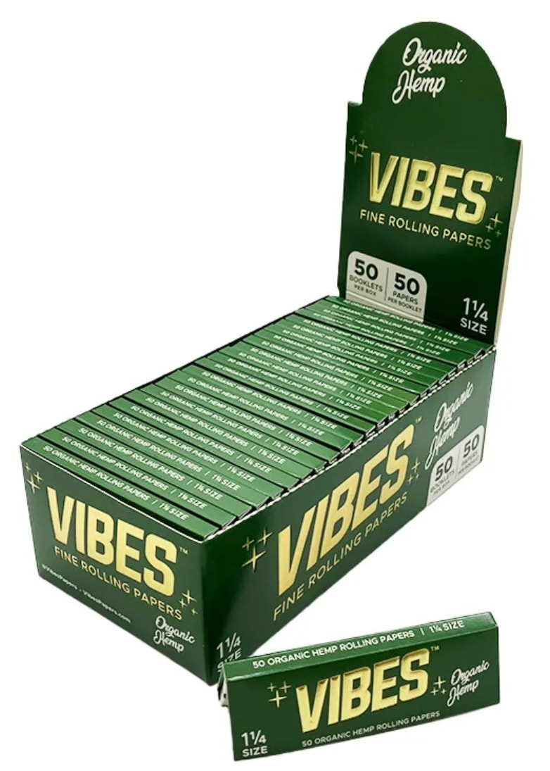 VIBES オーガニックヘンプペーパー 1 1/4 50枚入 | 手