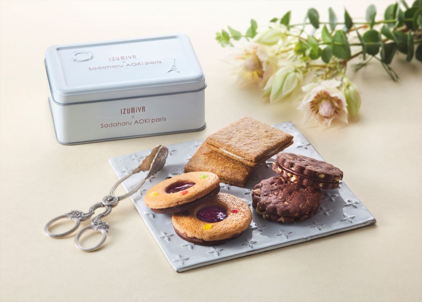 Sadaharu AOKI paris & IZUMIYA サブレサンド缶