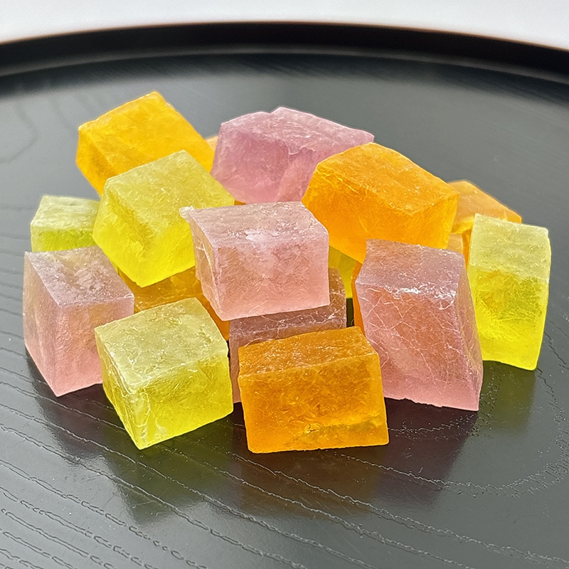 琥珀糖 2種 ミックスセット いろどり宝石菓×3個 葡萄宝石菓×3 岡伊三郎
