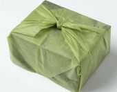 風呂敷（不織布）グリーン／無地