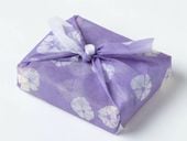 風呂敷（不織布）紫／絞り柄