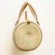 mononogu  WO3-RF  raffia brade Woven drum boston