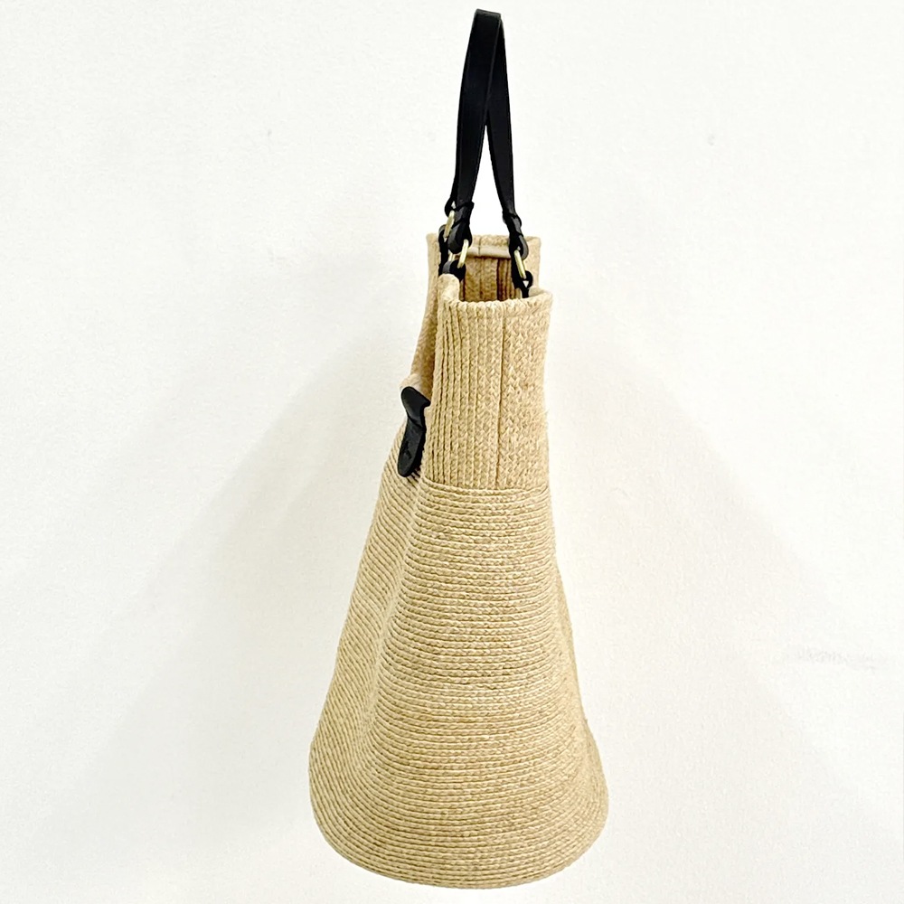 mononogu  WO4-RF  raffia Brade Woven Tote