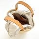 mononogu  WO1-RF Raffia Brade Woven Bucket Tote