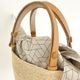 mononogu  WO1-RF Raffia Brade Woven Bucket Tote